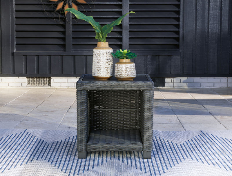 Elite Park - Square End Table - Gray - R&R Furniture Gallery (Fountain Valley, CA)