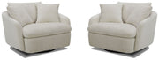 Boomer - Large Swivel Chair with 2 Pillows - R&R Furniture Gallery (Fountain Valley, CA)
