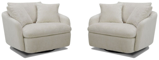 Boomer - Large Swivel Chair with 2 Pillows - R&R Furniture Gallery (Fountain Valley, CA)