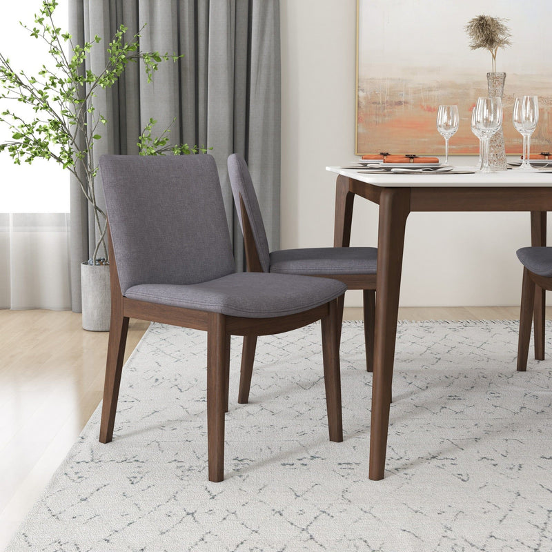 Laura - Mid-Century Modern Solid Wood Dining Chair (Set of 2) - R&R Furniture Gallery (Fountain Valley, CA)