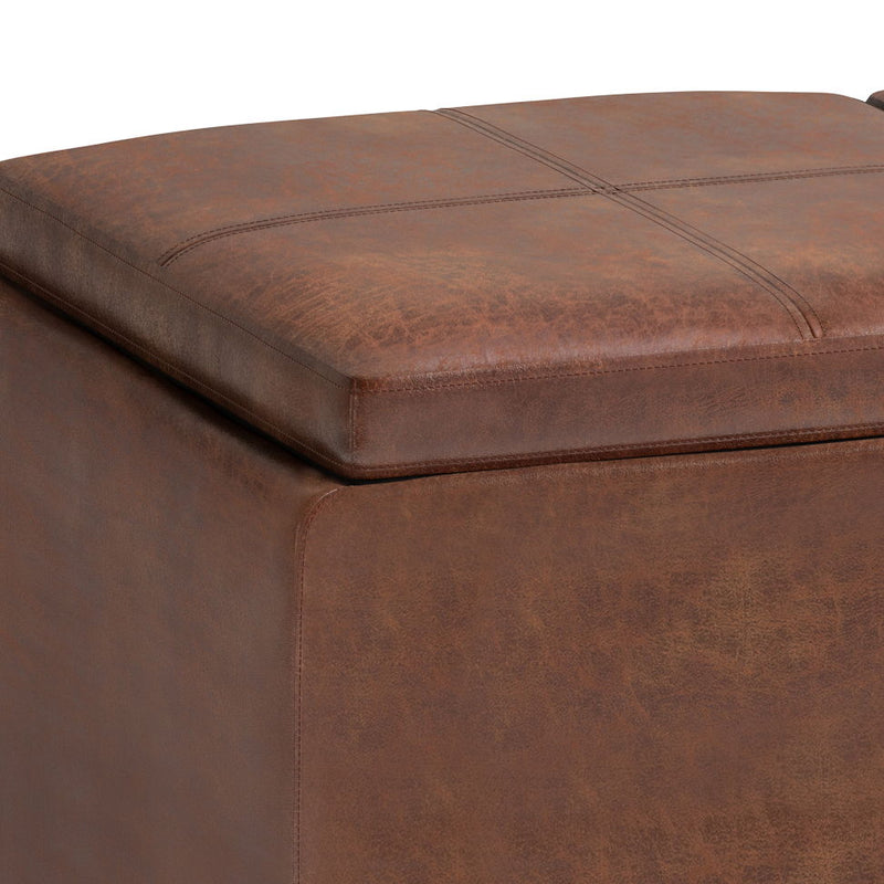 Avalon - Upholstered Storage Ottoman - R&R Furniture Gallery (Fountain Valley, CA)