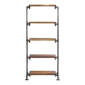Rhordyn - Industrial Etagere - Light Brown