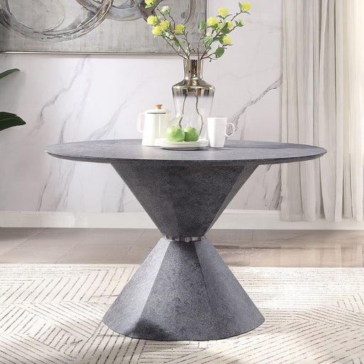 Ansonia - Dining Table - Faux Concrete - R&R Furniture Gallery (Fountain Valley, CA)