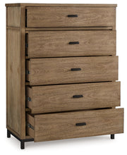 Tomtyn - Five Drawer Chest - Light Brown - R&R Furniture Gallery (Fountain Valley, CA)