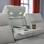 Forest Lake - Power Reclining Sofa With Adj Headrest - R&R Furniture Gallery (Fountain Valley, CA)