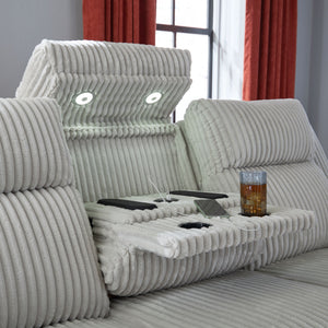Forest Lake - Power Reclining Sofa With Adj Headrest - R&R Furniture Gallery (Fountain Valley, CA)