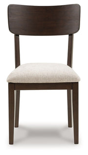 Mallenette - Dining Upholstered Side Chair (Set of 2) - Merlot - R&R Furniture Gallery (Fountain Valley, CA)