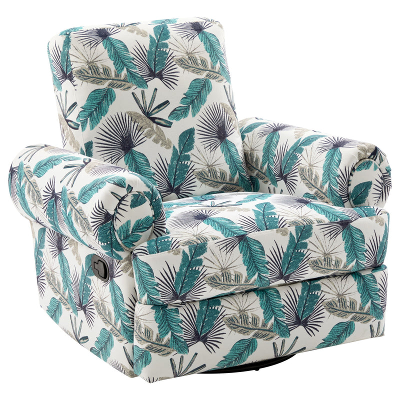 Manual Swivel Recliner Rocker Chair With Adjustable Backrest - R&R Furniture Gallery (Fountain Valley, CA)