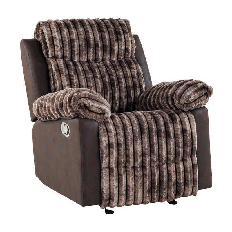Bruni - Glider Recliner With Manual Recline - R&R Furniture Gallery (Fountain Valley, CA)