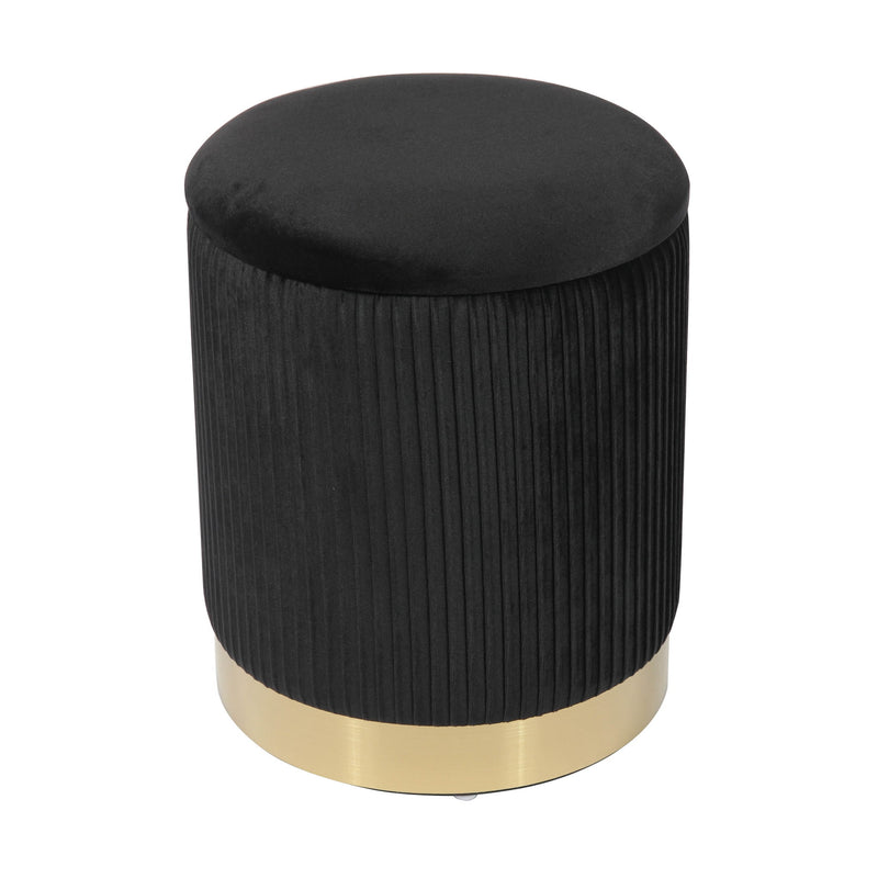 Zoe - Velvet Storage Ottoman - R&R Furniture Gallery (Fountain Valley, CA)