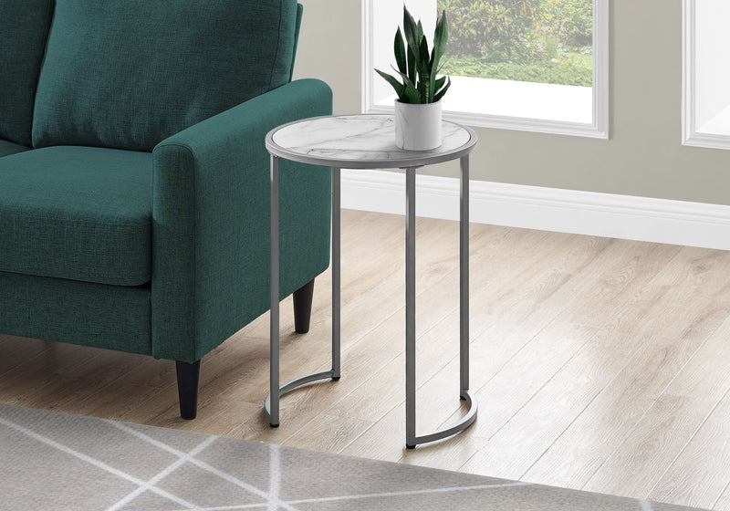 Round Accent Side Table, Contemporary & Modern - R&R Furniture Gallery (Fountain Valley, CA)