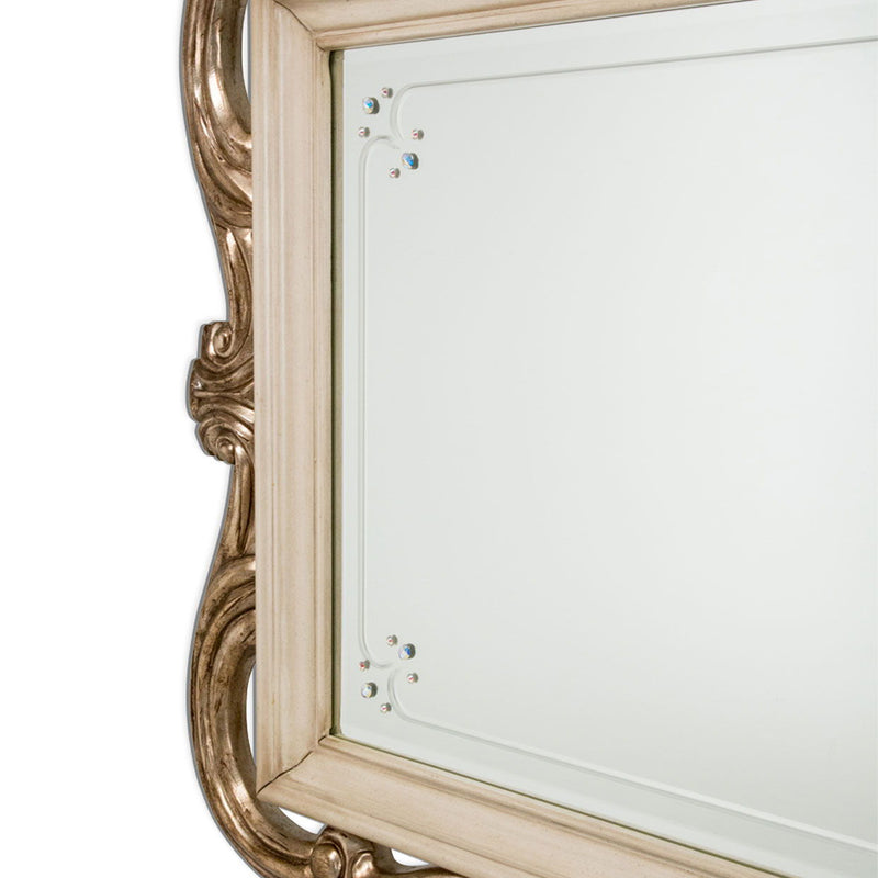 Platine de Royale - Wall Mirror - Champagne - R&R Furniture Gallery (Fountain Valley, CA)