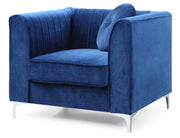 Contemporary sloped armchair by Glory Furniture with sleek design and plush upholstery, perfect for modern living rooms.