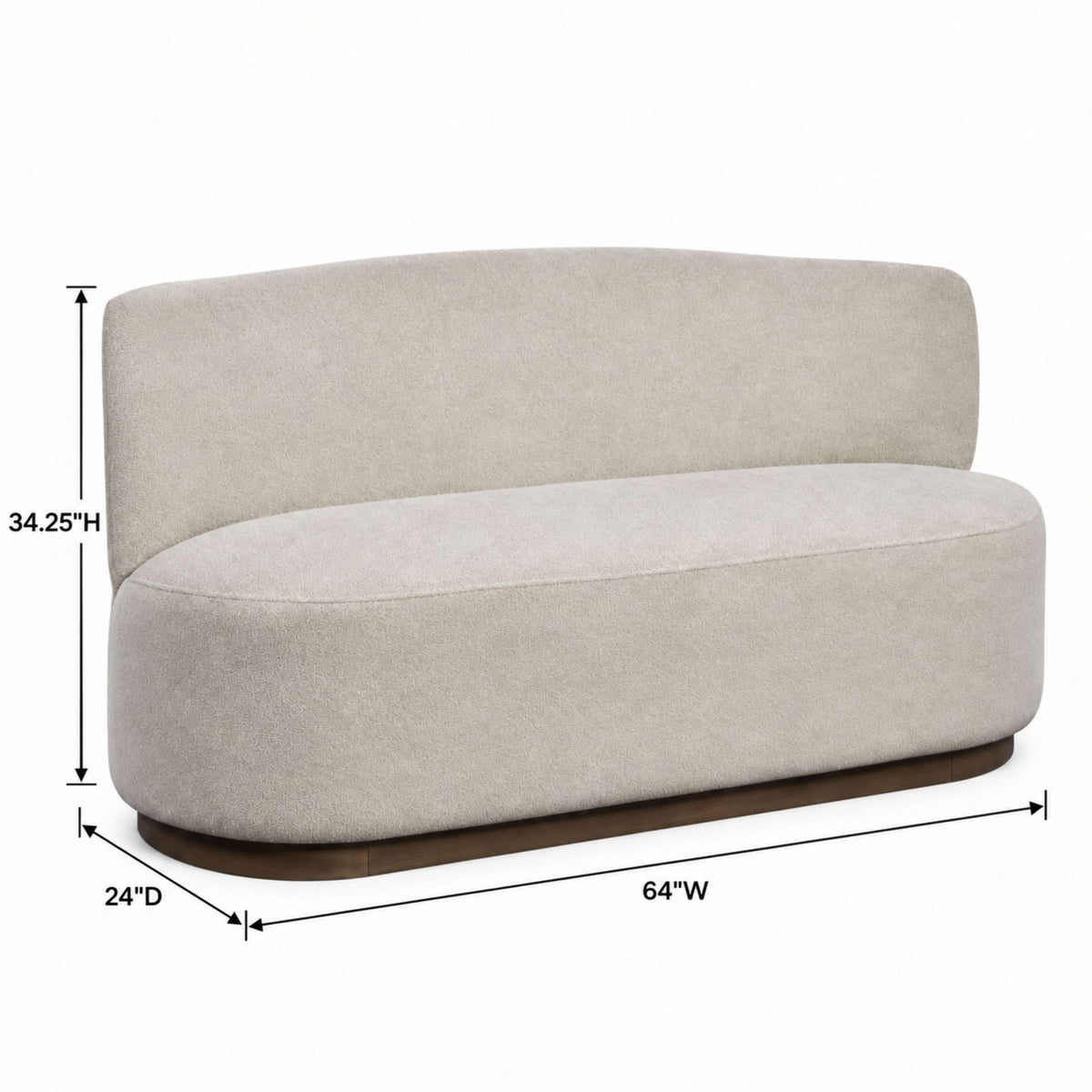 Cocoa - Banquette - Ivory