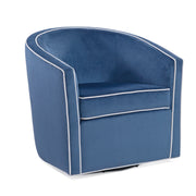 Kendall - Swivel Chair With Barrel Back Design - R&R Furniture Gallery (Fountain Valley, CA)