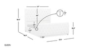 Brooklyn - Tufted Panel Bed Headboard And Footboard Set - R&R Furniture Gallery (Fountain Valley, CA)