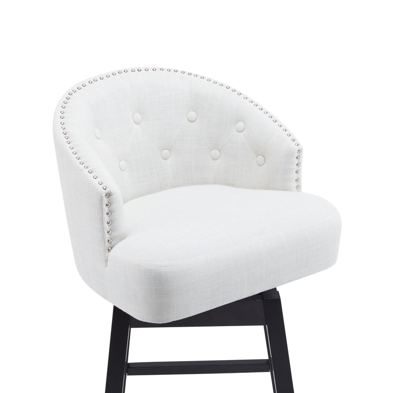 360 Degree Rotation Swivel Counter Stools (Set of 2) - R&R Furniture Gallery (Fountain Valley, CA)