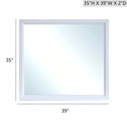 Glasgow - Mirror With Minimalist Design And Low Distortion Glass - R&R Furniture Gallery (Fountain Valley, CA)