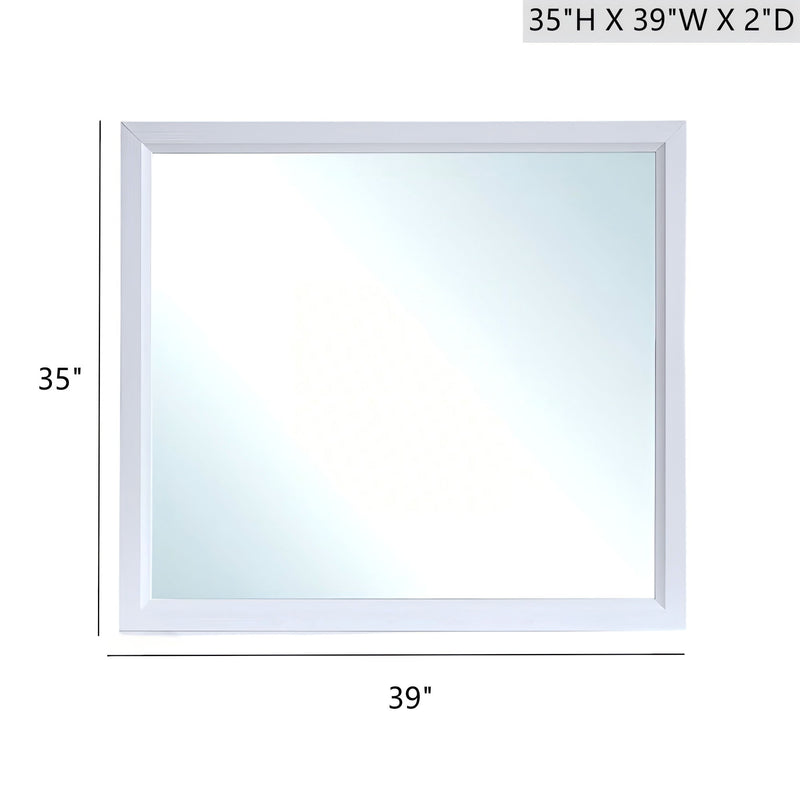 Glasgow - Mirror With Minimalist Design And Low Distortion Glass - R&R Furniture Gallery (Fountain Valley, CA)
