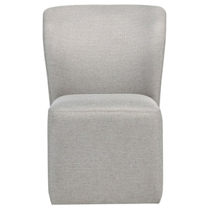 Jaelynn Upholstered Parsons Dining Side Chair Beige (Set of 2)