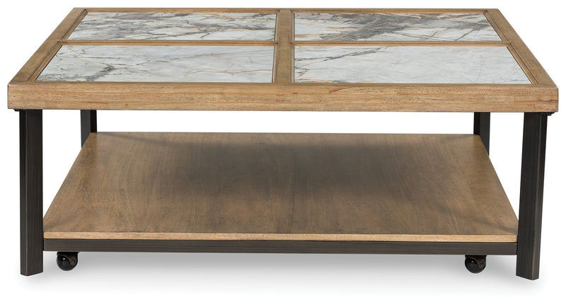 Montia - Square Cocktail Table - Multi - R&R Furniture Gallery (Fountain Valley, CA)
