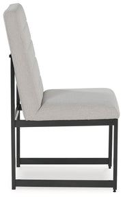Tomtyn - Dining Upholstered Side Chair (Set of 2) - Light Brown - R&R Furniture Gallery (Fountain Valley, CA)
