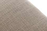 Beasley - Modern Beige Linen + Brass Dining Chair — view 4
