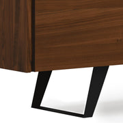 Lowry - Handcrafted TV Media Stand - Walnut - R&R Furniture Gallery (Fountain Valley, CA)