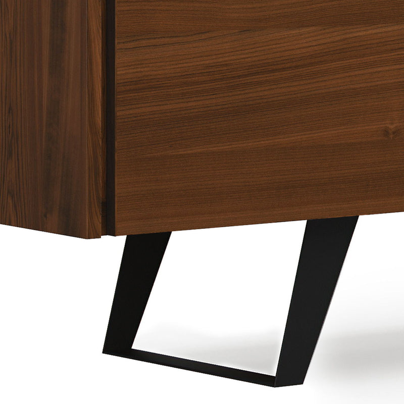 Lowry - Handcrafted TV Media Stand - Walnut - R&R Furniture Gallery (Fountain Valley, CA)