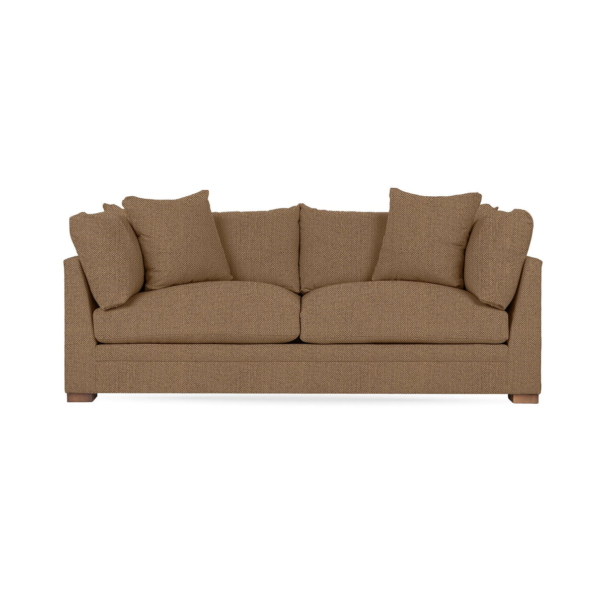 Classic Home Audrey stationary sofa with plush fabric and elegant design, featuring a cozy, cushioned seating area.
