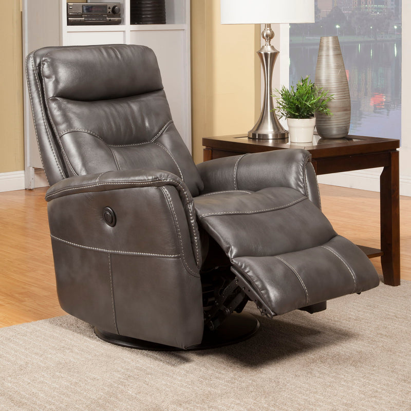 Gemini - Power Swivel Glider Recliner - R&R Furniture Gallery (Fountain Valley, CA)