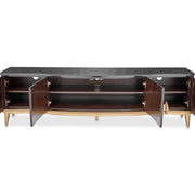 Camellia Field - Media Cabinet - Dark Brown - R&R Furniture Gallery (Fountain Valley, CA)