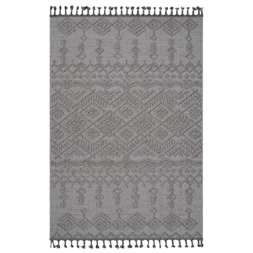 Guros - 8' X 10' Traditional Indoor / Outdoor Area Rug - White - R&R Furniture Gallery (Fountain Valley, CA)