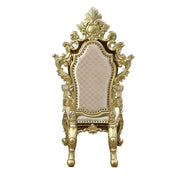 Desiderius - Arm Chair (Set of 2) - Antique Gold & Hand-Painted Brown - R&R Furniture Gallery (Fountain Valley, CA)