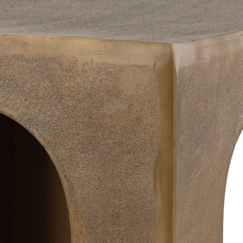 Skelly - Side Table - Antique Brass