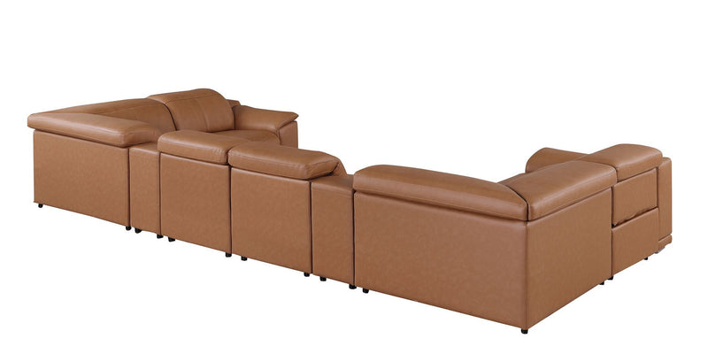 9762 - 8-Piece U-Shaped Sectional Sofa With 2 Power Recliners
