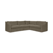 Classic Home Kipton upholstered corner sectional sofa with plush cushions and modern design, perfect for living room comfort.