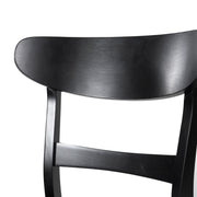 Modern Noble House dining side chair with upholstered seat and wood frame, showcasing sleek design and comfortable seating.