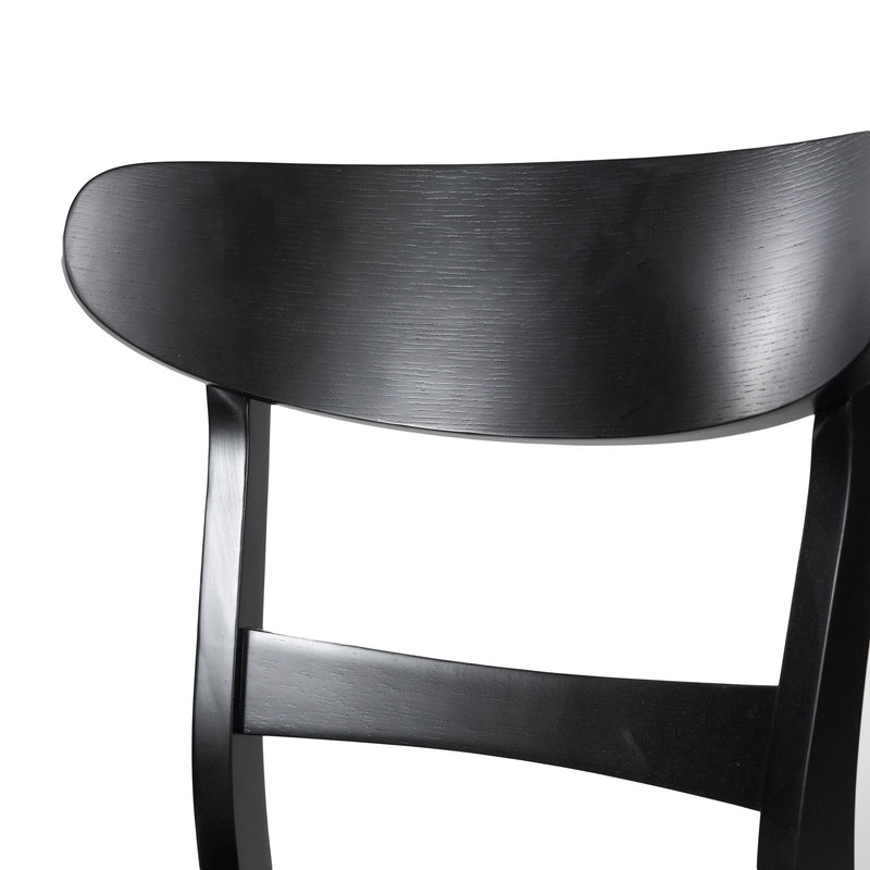 Modern Noble House dining side chair with upholstered seat and wood frame, showcasing sleek design and comfortable seating.