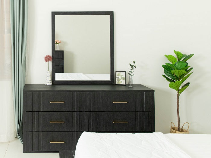 Manchester- Contemporary Dark Grey Dresser — view 5