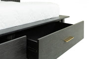 Manchester- Contemporary Dark Grey 4-Piece Bedroom Set — view 5