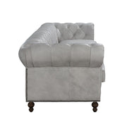 Ofer - Sofa - Vintage White Top Grain Leather - R&R Furniture Gallery (Fountain Valley, CA)