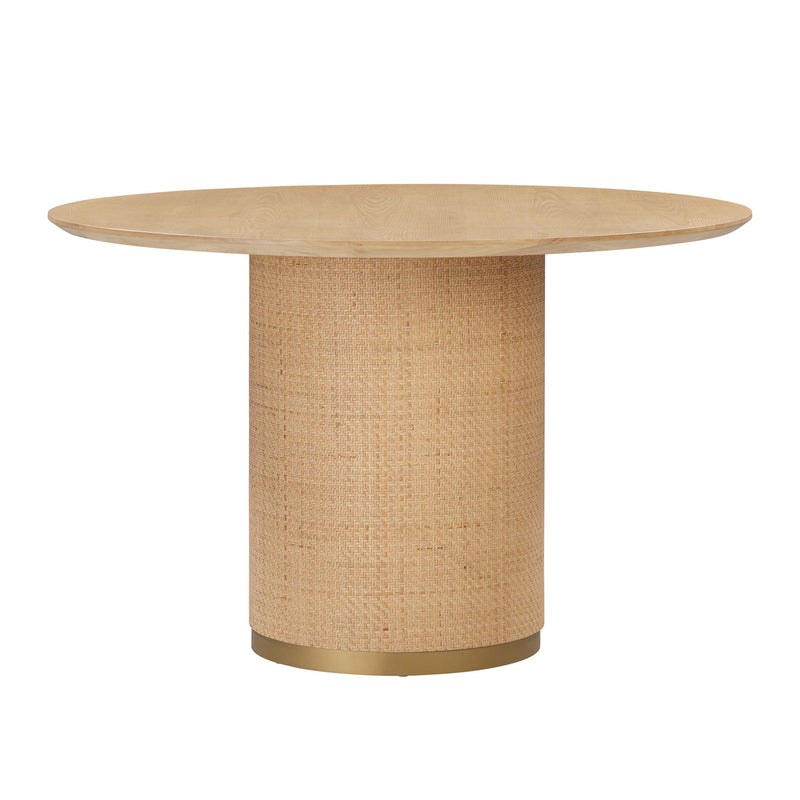 Akiba - Round Dining Table - Natural - R&R Furniture Gallery (Fountain Valley, CA)