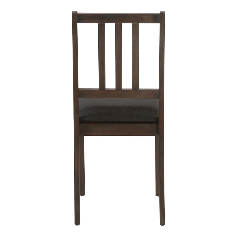 Dining Chair, Side, Upholstered For Dining Room, Transitional (Set of 2) - Brown - R&R Furniture Gallery (Fountain Valley, CA)