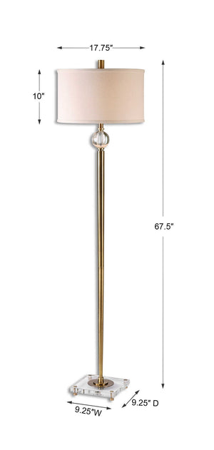 Mesita - Floor Lamp - Brass