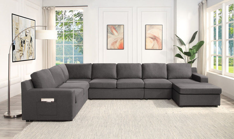 Waylon - Sectional Sofa - R&R Furniture Gallery (Fountain Valley, CA)