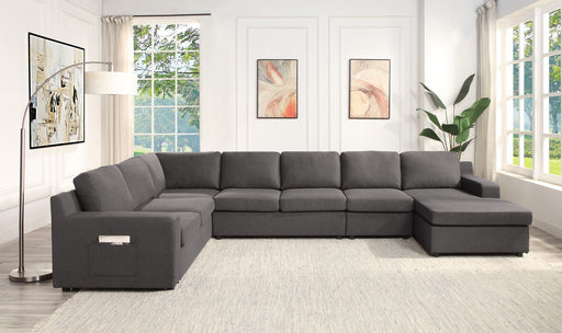 Waylon - Sectional Sofa - R&R Furniture Gallery (Fountain Valley, CA)