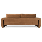 Bentley - Modern Brown Velvet Sofa — view 5