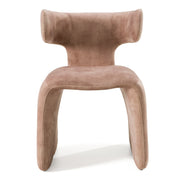 Bergman - Modern Light Brown Velvet Dining Chair