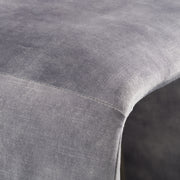 Bergman - Modern Grey-Blue Velvet Dining Chair — view 4